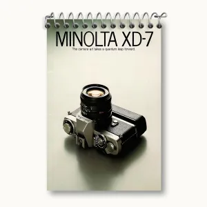 دفتر یادداشت دوربین عکاسی (Minolta Xd-7)