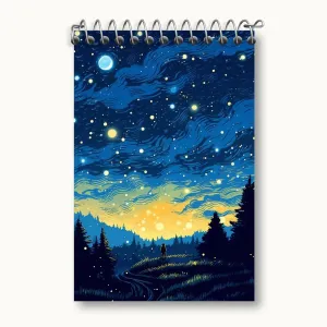 دفتر یادداشت شب پرستاره