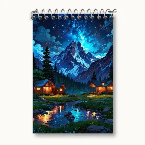دفتر یادداشت منظره شب