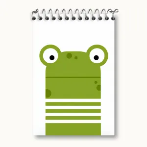 دفتر یادداشت قورباغه بامزه