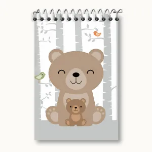 دفتر یادداشت خرس بامزه
