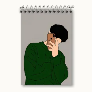 دفتر یادداشت پسرانه مینیمال