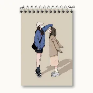 دفتر یادداشت دخترانه مینیمال