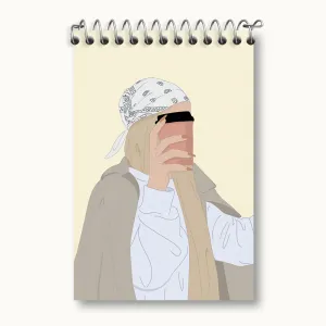 دفتر یادداشت دخترانه مینیمال