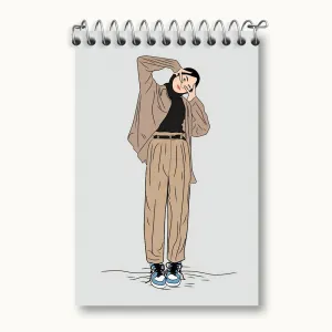 دفتر یادداشت دخترانه مینیمال