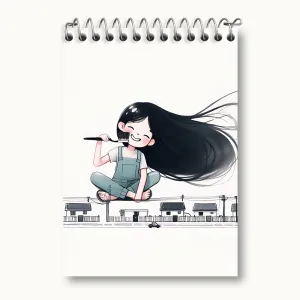 دفتر یادداشت دخترانه بامزه