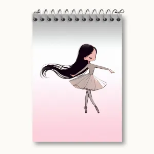 دفتر یادداشت دخترانه بامزه