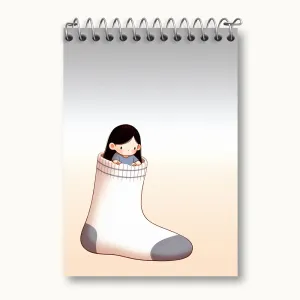 دفتر یادداشت دخترانه بامزه
