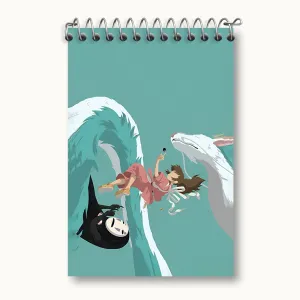 دفتر یادداشت انیمه شهر اشباح (Spirited Away)