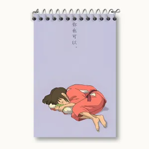 دفتر یادداشت انیمه شهر اشباح (Spirited Away)