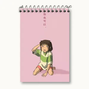 دفتر یادداشت انیمه شهر اشباح (Spirited Away)