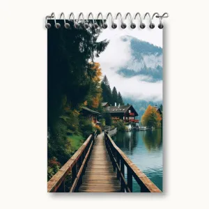 دفتر یادداشت منظره طبیعت