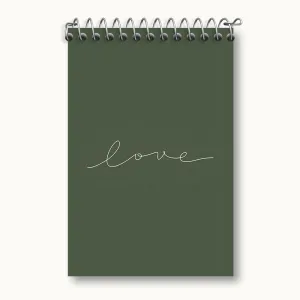 دفتر یادداشت Love
