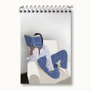 دفتر یادداشت دختر و کتاب