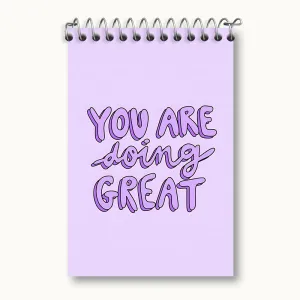 دفتر یادداشت You Are Doing Great
