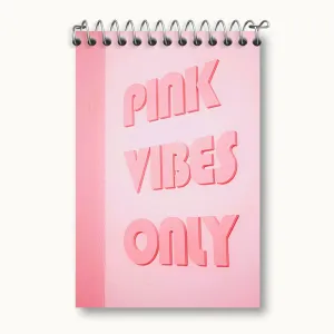دفتر یادداشت Pink Vibes Only