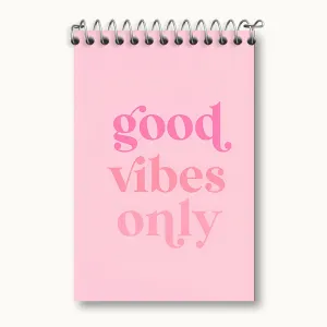 دفتر یادداشت Good Vibes Only