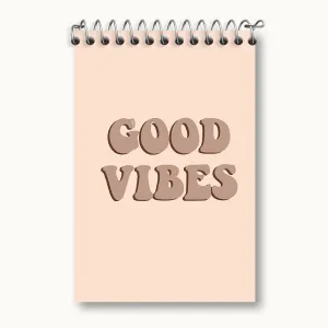 دفتر یادداشت Good Vibes