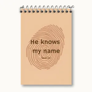 دفتر یادداشت How Knows My Name