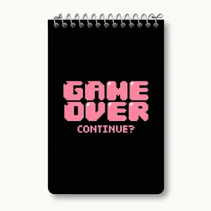 دفتر یادداشت Game Over