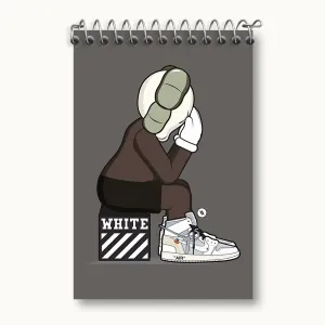 دفتر یادداشت عروسک کاز (kaws)