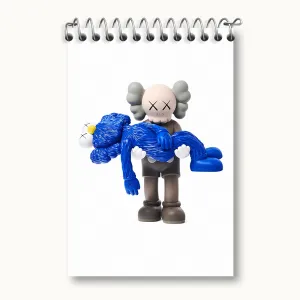 دفتر یادداشت عروسک کاز (kaws)