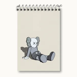 دفتر یادداشت عروسک کاز (kaws)