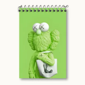 دفتر یادداشت عروسک کاز (kaws)