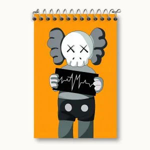 دفتر یادداشت عروسک کاز (kaws)