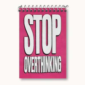 دفتر یادداشت Stop Overthinking