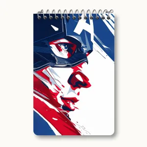 دفتر یادداشت کاپیتان آمریکا مارول (Marvel)