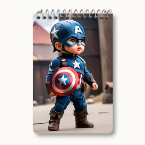 دفتر یادداشت کاپیتان آمریکا مارول (Marvel)
