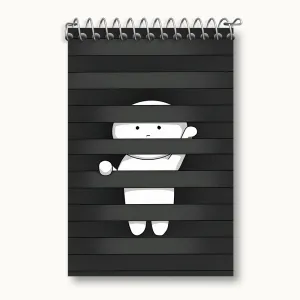 دفتر یادداشت آدمک فانتزی