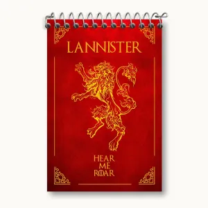 دفتر یادداشت گیم آف ترونز (Game of Thrones)