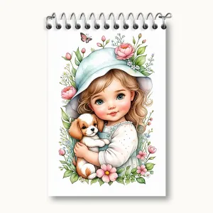 دفتر یادداشت دخترانه کیوت