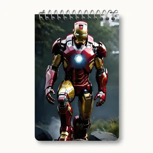 دفتر یادداشت مرد آهنی مارول (Marvel)