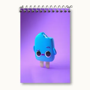 دفتر یادداشت بستنی بامزه