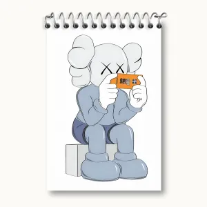 دفتر یادداشت عروسک کاز (kaws)