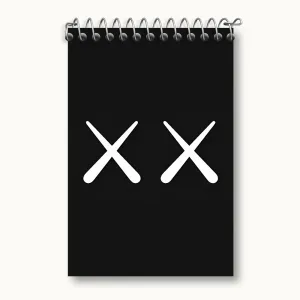 دفتر یادداشت عروسک کاز (kaws)