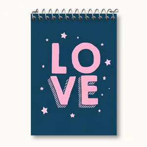 دفتر یادداشت Love