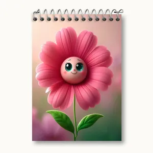 دفتر یادداشت گل بامزه