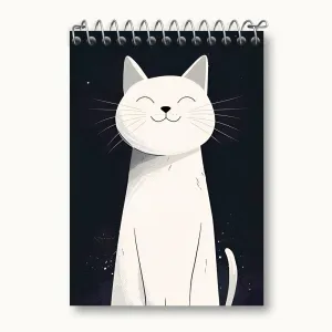 دفتر یادداشت گربه خوشحال