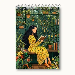 دفتر یادداشت دختر کتابخوان