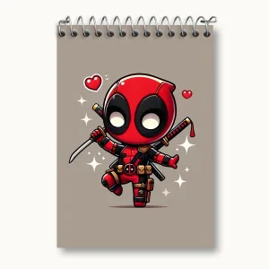 دفتر یادداشت ددپول مارول (Marvel)