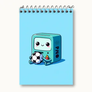 دفتر یادداشت بازی فوتبال