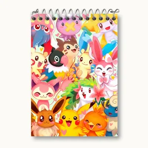 دفتر یادداشت انیمه پوکمون (Pokemon)