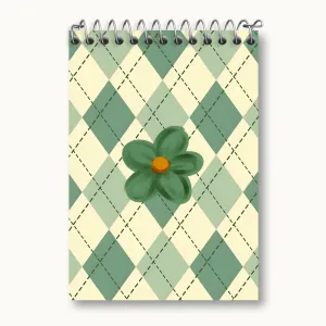 دفتر یادداشت گل و لوزی