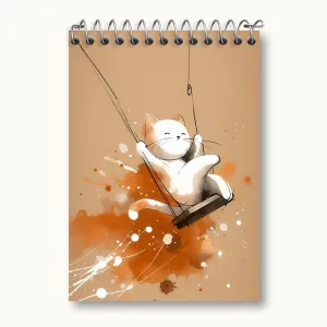 دفتر یادداشت گربه بامزه