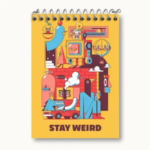 دفتر یادداشت Stay Weird