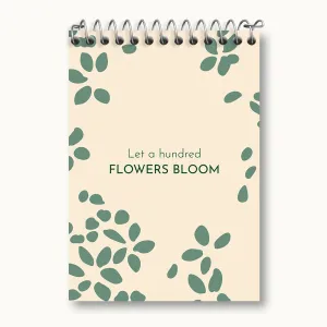 دفتر یادداشت Let A Hundred Flowers Bloom